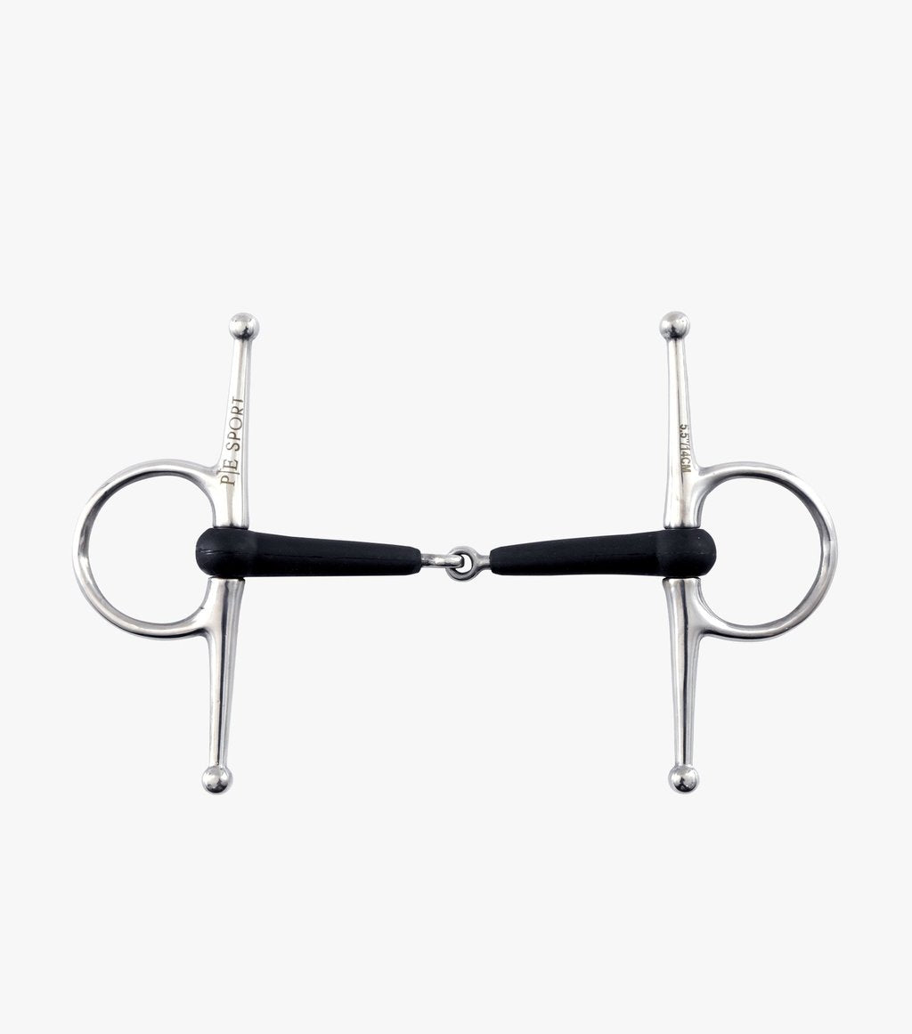 Premier Equine Rubber Full Cheek Snaffle