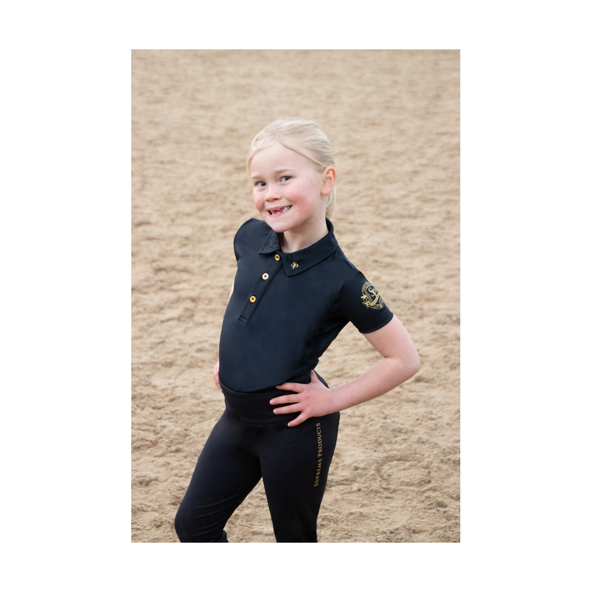 Supreme Products Active Junior Show Rider Polo Shirt