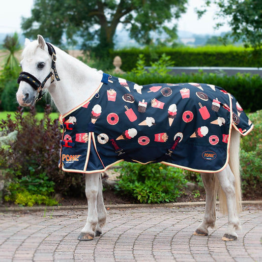 Gallop Ponie 50g Ice-Cream Doughnuts Turnout Out Rug