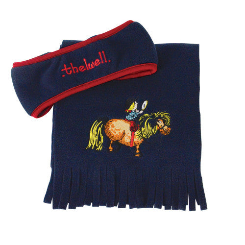 Hy Thelwell Collection Fleece Head Band and Scarf Set