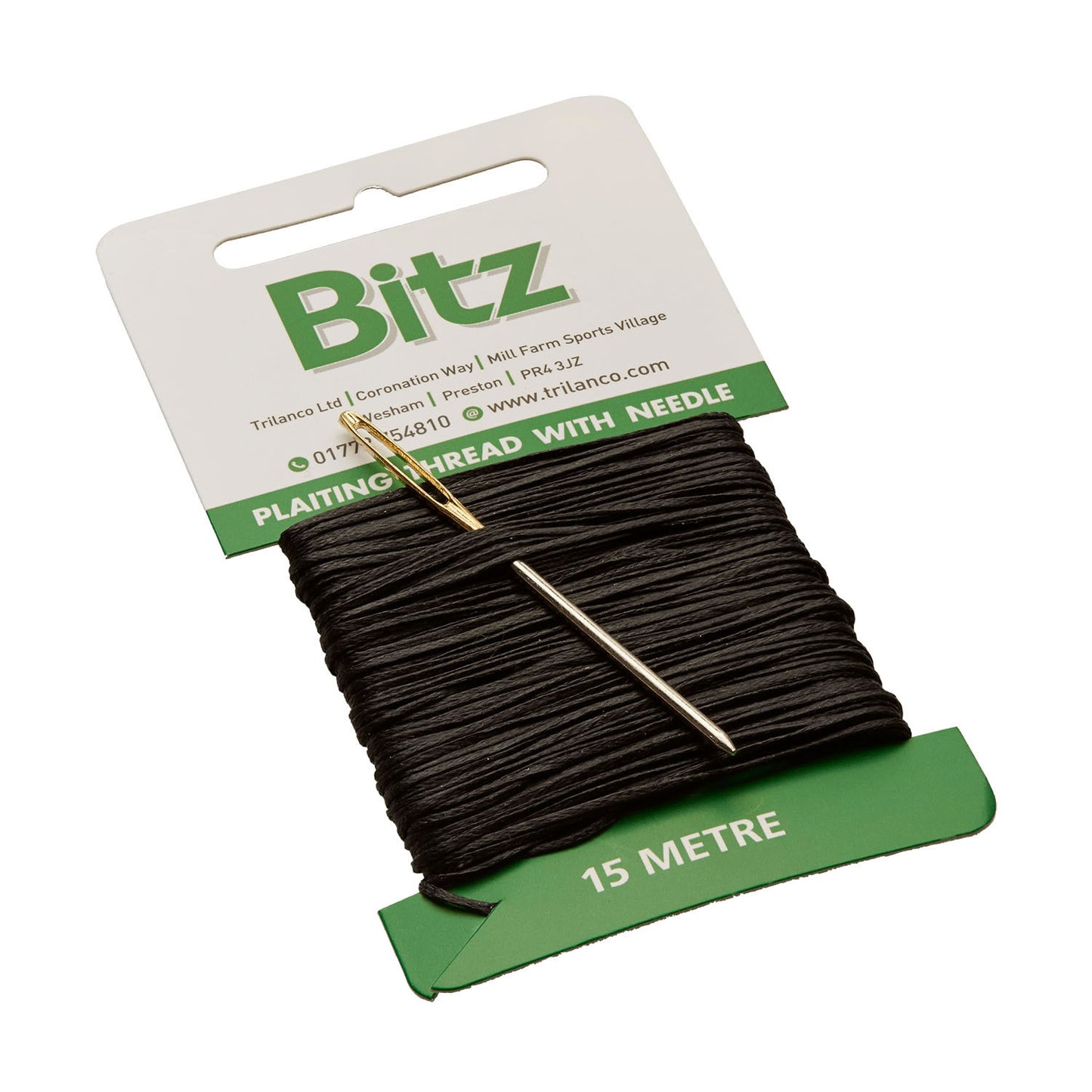 Bitz Plaiting Card With Needle 15m