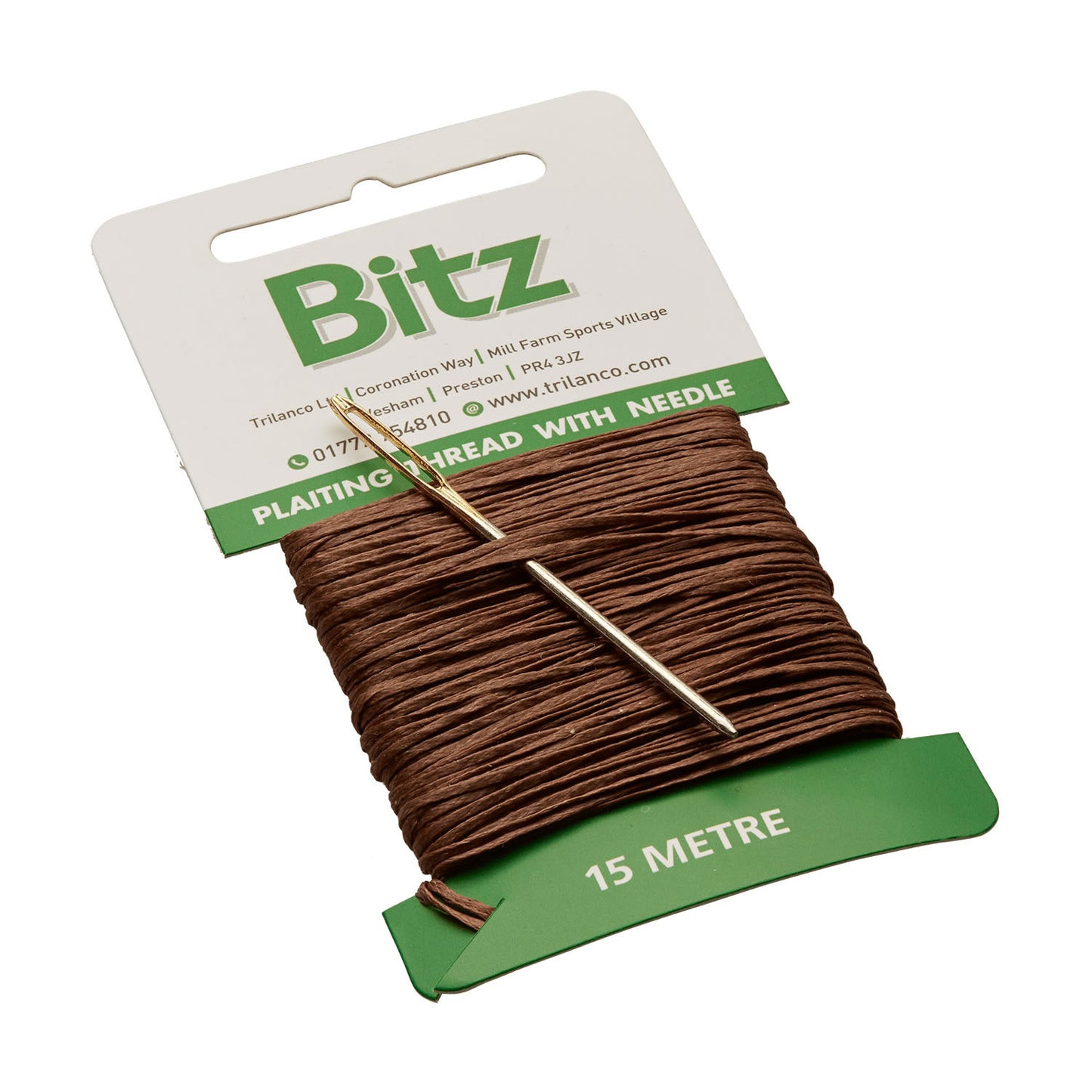 Bitz Plaiting Card With Needle 15m