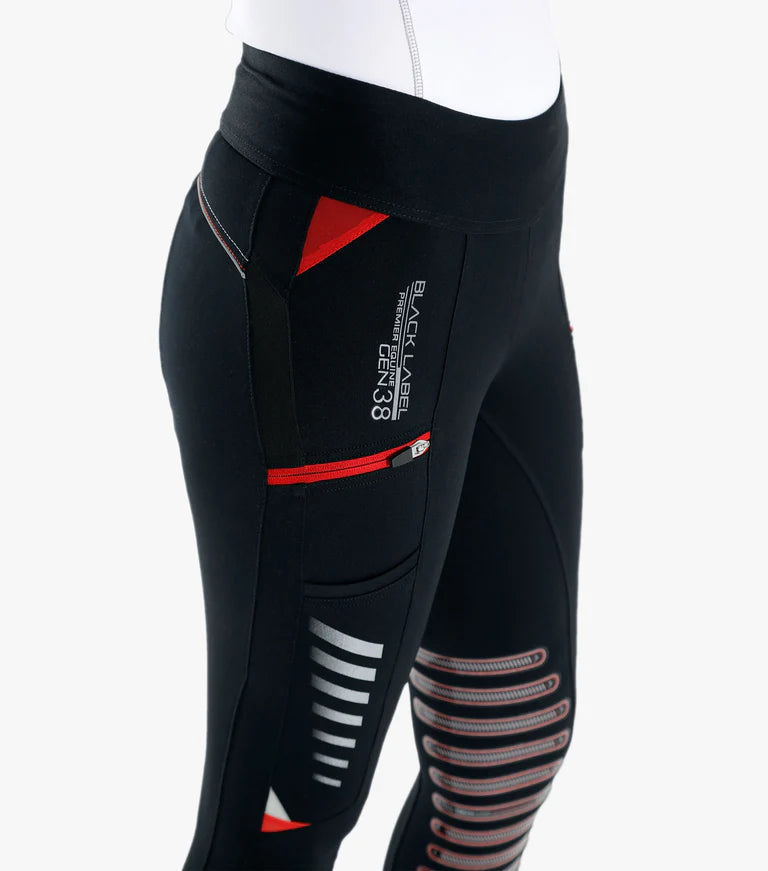 Premier Equine Rexa Ladies Gel Knee Pull On Riding Tights